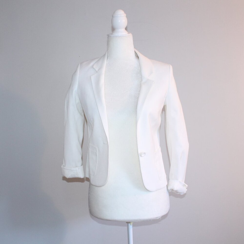H&M White Blazer Sz 2 / XS